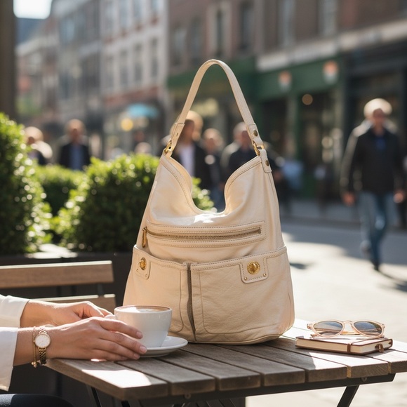 Marc by Marc Jacobs Totally Turnlock Faridah
Hobo Bag, great cond, 17x14x6 in - Picture 11 of 11